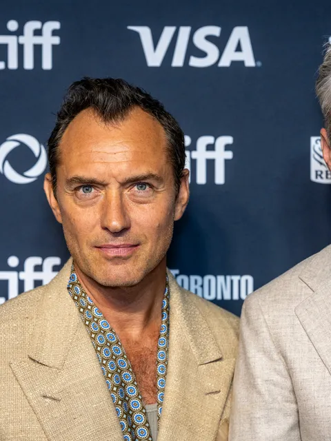 Jude Law and Ben Jackson at the Toronto Film Festival.